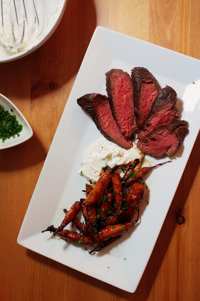 Steak Carrots Plate