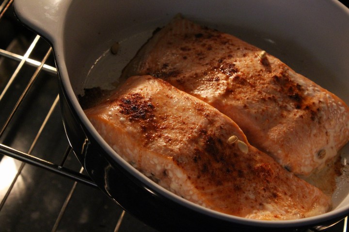 Broiled Salmon